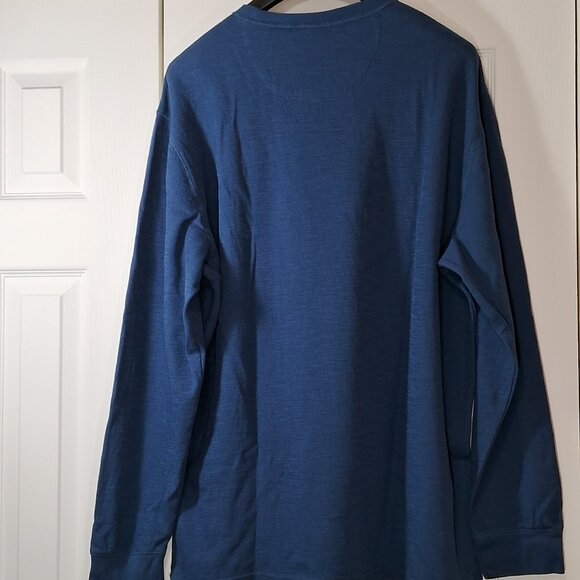 Scotch & Soda Long Sleeve Shirt Blue Amsterdam Logo - Picture 2 of 9